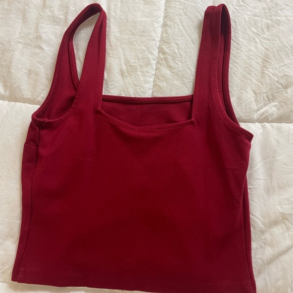 Express Deep Red Tank Top - Picture 4 of 4
